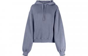 Футболка с логотипом Puff Paint Alexander Wang, светло-серый