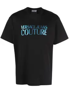 Футболка с логотипом Versace Jeans Couture, черный