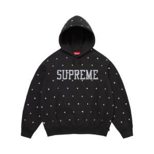 Толстовка Supreme Stars Studded Hooded Sweatshirt 'Black'