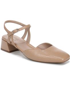 Женские туфли-лодочки Hattie с ремешками Naturalizer, Crème Brûlée Faux Leather