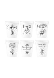 Белые кружки Henkelbecher bayern 400 мл 6 шт в наборе Seltmann Weiden
