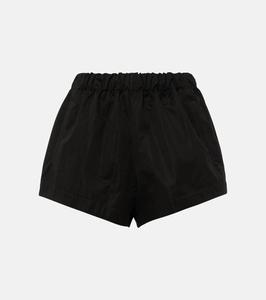 Шорты для тренировок из хлопковой смесовой ткани Wardrobe.NYC, черный