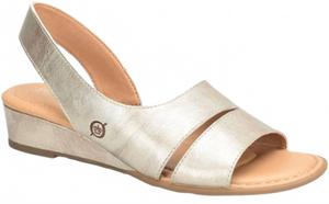 Женские босоножки Crista Wedge в светло-золотом цвете Born, светло-золотой