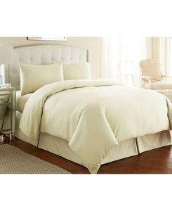 Ультрамягкий однотонный комплект постельного белья из 3 предметов, размер King Southshore Fine Linens, цвет off white