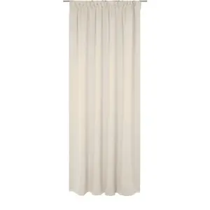 Штора Umea с шторной лентой, 1 шт. Wirth, бежевый
