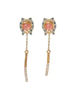 Серьги-Подвески Crystal Star Wars Ahsoka Tano Girls Crew, gold