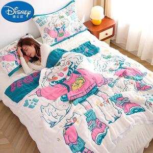 Disney Пуховое одеяло 150х200 см, 10 слоев чесаного хлопка, мягкое, гипоаллергенное, класс А