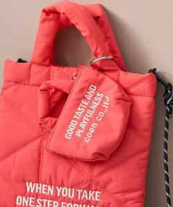 Брелок-сумочка с вышитым логотипом