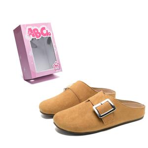 ABCIO Женские противоскользящие тапочки с закрытым носком, устойчивые к запахам, верблюжий цвет, цвет Camel