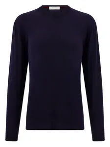 Свитер с круглым вырезом Ferragamo, синий