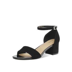 Rosa Bianca Сандалии с одной лямкой женские - черные (подкладка из овчины), цвет Black (Sheepskin Lining)