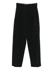 Брюки со складками и пуговицами The Frankie Shop, черный