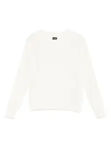 Свитер с V-образным вырезом и длинными рукавами Marella, белый