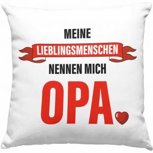 Тренд - Подарки дедушке Декоративная подушка с наполнителем 40 х 40 см с надписью Идея подарка дедушке Племянница Внук День отца Дедушка (серый) Trendation