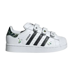 Кроссовки Minecraft x Superstar 2 C 'Creeper', белый