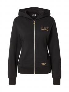 EA7 Emporio Armani Худи на молнии в черном цвете