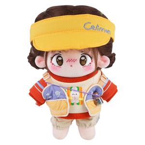 Xilemeng Оригинальная кукла Brand Puffed White Rabbit, хлопковая кукла, кукла для переодевания, плюшевая кукла высотой 20 см