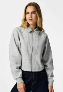 Толстовка на молнии pcfilucca Pieces, Light Grey Melange