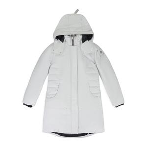 Moose Knuckles Серая облачная парка, пуховая куртка