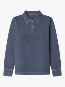 Детская классическая поло с длинными рукавами Hackett London, Chambray Blue