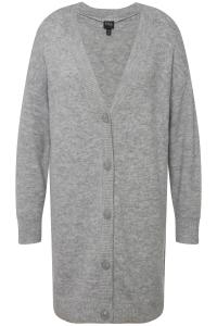 Толстовка Ulla Popken Strickjacke, цвет grau melange