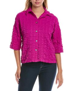 Джозеф Рибкофф Текстурированный топ Joseph Ribkoff, фиолетовый