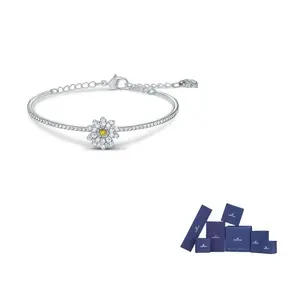 Swarovski Браслеты Multi-Metal Inlays для женщин, серебристо-белый