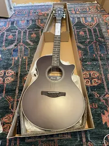 Акустико-электрогитара Ibanez AE100BUF - бордовый матовый