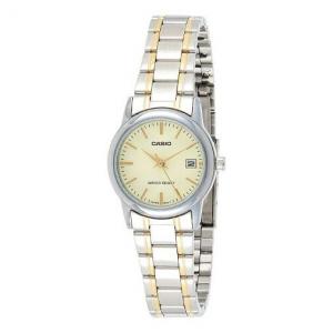 Часы CASIO Quartz Waterproof Gold Analog, желтый