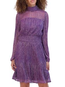 Мини-платье с высоким воротом и сборками Kensie, цвет Iris