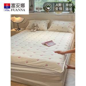 Fuanna Простыня на резинке 180х200 см из чистого хлопка, цвет Pearl White