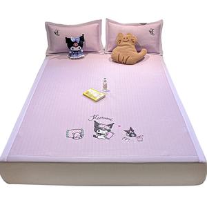Покрывало Summer Home Cooling Soft Mat Air Conditioning Mat Cooling Breathable Bed Mat Students Dormitory Three Piece Set Sanrio, Cushion Kuroomi