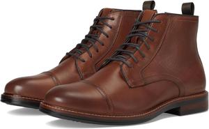 Ботинки Johnston & Murphy Men's XC+ Durham Cap Toe Boots, Cognac Waterproof Full Grain