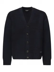Кардиган с текстурированными панелями DSQUARED2