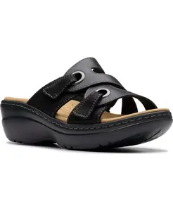 Сандалии на платформе Merliah2 Cove Casual Leather Clarks, черный