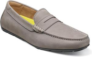 Мужские слипоны Florsheim Motor Smooth Moc Toe Penny Driver, серый