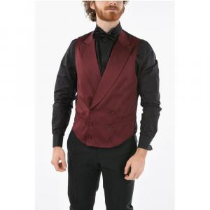 CC COLLECTION Двухцветный пик лацкан жилет CERIM. RESET двубортный Corneliani, Bicolor