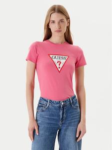 Облегающая футболка W4YI04 J1314 Guess Jeans, розовый