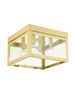 Встраиваемый светильник Nyack на 4 лампы Livex, цвет gold-tone