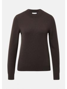 Вязаный свитер цвета 8940_коричневый comma