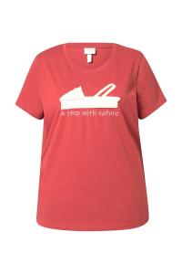 Рубашка Ulla Popken, оранжево-красный