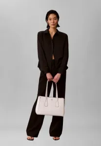 Средняя рабочая сумка-тоут Calvin Klein, White Alyssum