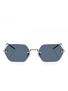 Солнцезащитные очки в шестиугольной оправе Oliver Peoples, серебряный