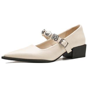 City camel Мэри Джейн туфли женские бежевые, цвет Beige