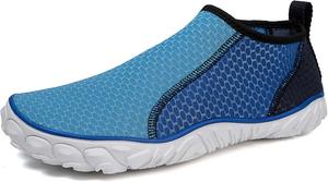 Мужские и женские водные туфли для взрослых, быстро сохнущие, обувь для босых ног, противоскользящие, для водного спорта, для серфинга на открытом воздухе, пляжа, плавания, йоги, танцев, фитнеса и езды Generic, синий