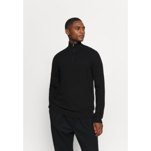 Свитер Selected Slhberg Half Zip B Noos, черный