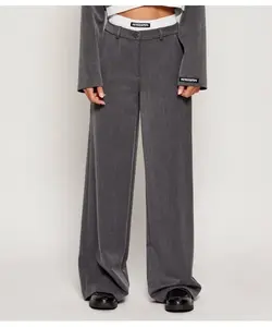 Брюки Relaxed fit Patrizia Pepe, серый