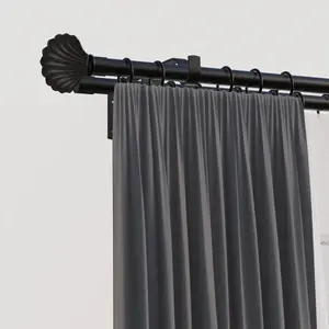 Карниз indeko "Volterra", 2 направляющие, желаемая длина 200 см, Ø16мм, черный