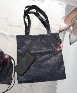 Сумка-тоут BF с пайетками Bayflow, цвет Black 19