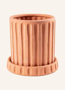 Цветочный горшок Seletti MAGNA GRAECIA DORICO, высота 29,5 см, оранжевый